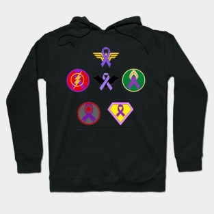 Justice IBD Awareness Ribbon Superheroes Hoodie